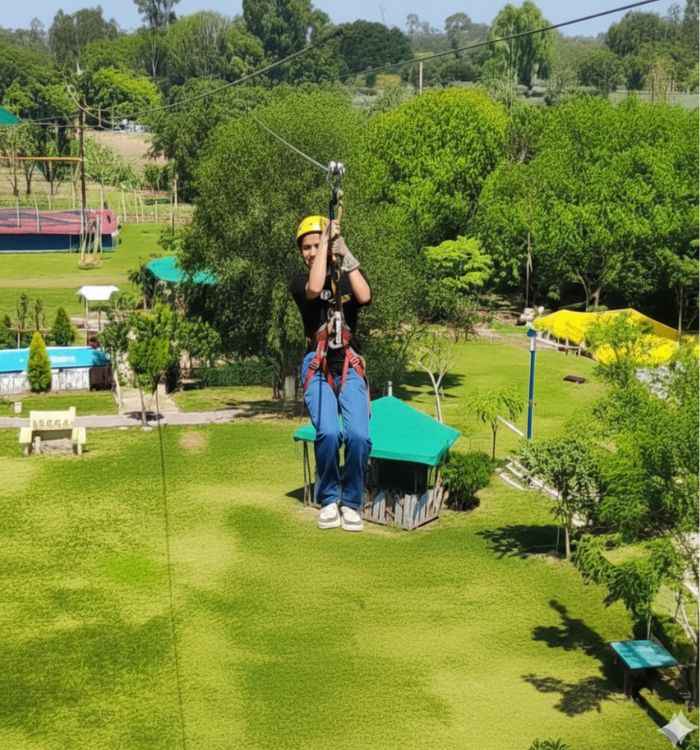 Zip Line at Choice Resort Bhopal 