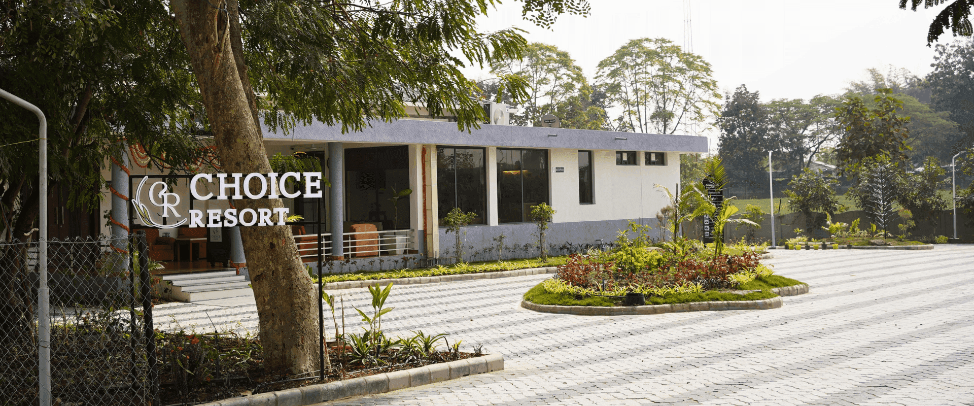 Aerial view of Choice Resort, best resort in Bhopal