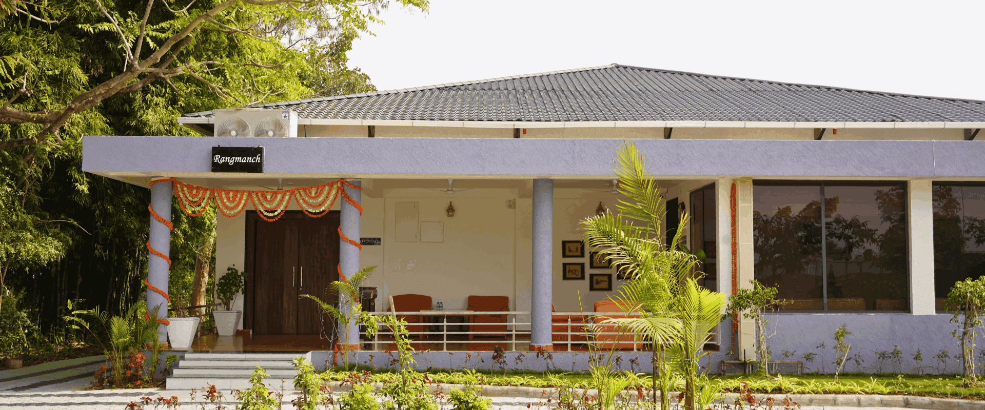 Rangmanch open-air theater at Choice Resort Bhopal